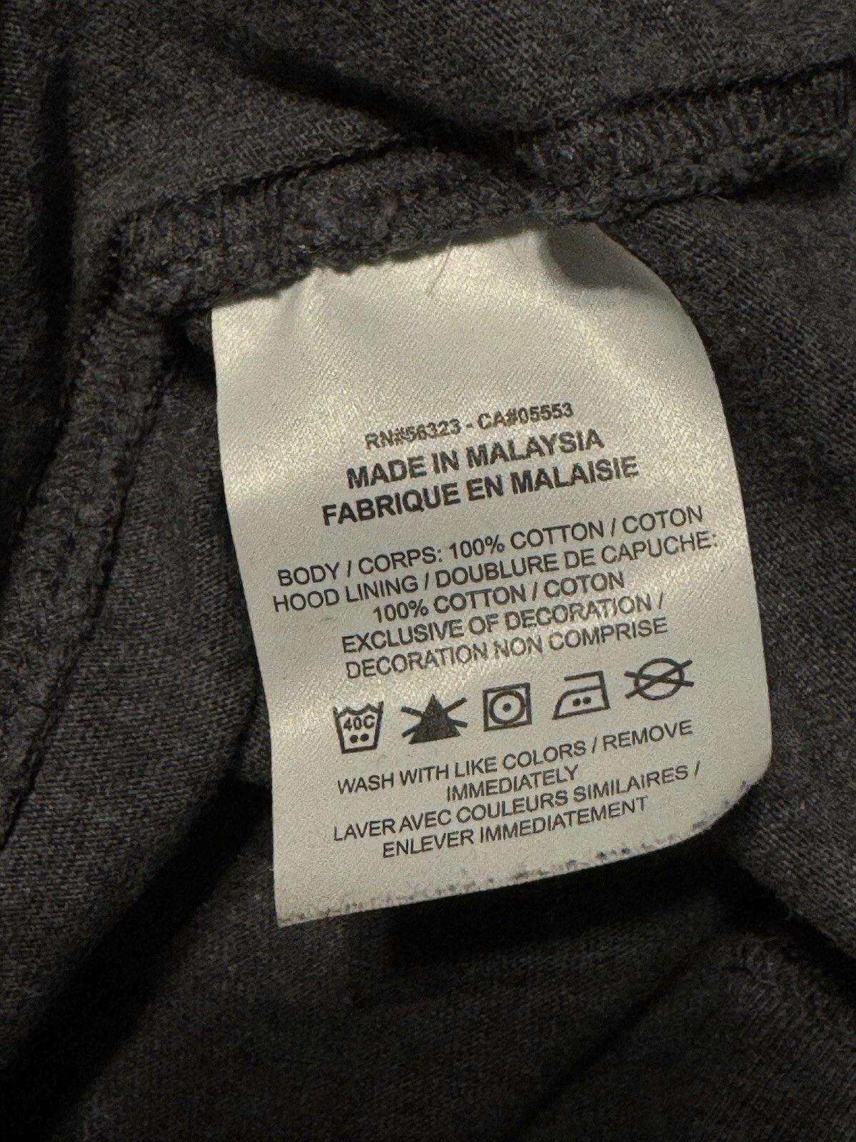 VETEMENTS Pullover Nike con cappuccio maniche lunghe uomo medio