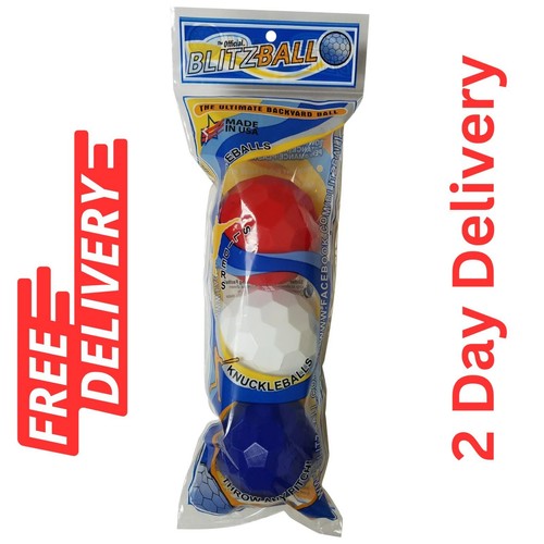 3Pack BLITZBALL Plastic Baseball Training Blitz Ball Dude Perfect