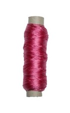 (0,09&euro;/m) Sattlergarn Zwirn 14x2x3 Polyester 50 m pink &Oslash; 0,3mm (5011)