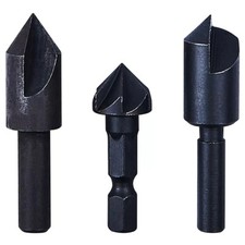 Countersink Drill Bit Set Counter 3pcs Sink For Wood Plastic Carbon Steel