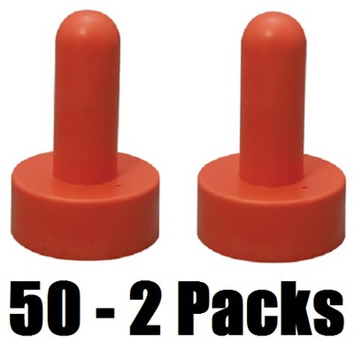 50 ea Fairchild # 997-2  2 Pack E-Z Nurse Calf Replacement Nipples for Snap Top 
