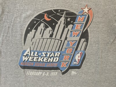 【期間限定セール】 NBA All-Star WeekendTシャツ 1998年 Vintage 1998 NBA All-star Game Madison Square Garden Logo 7