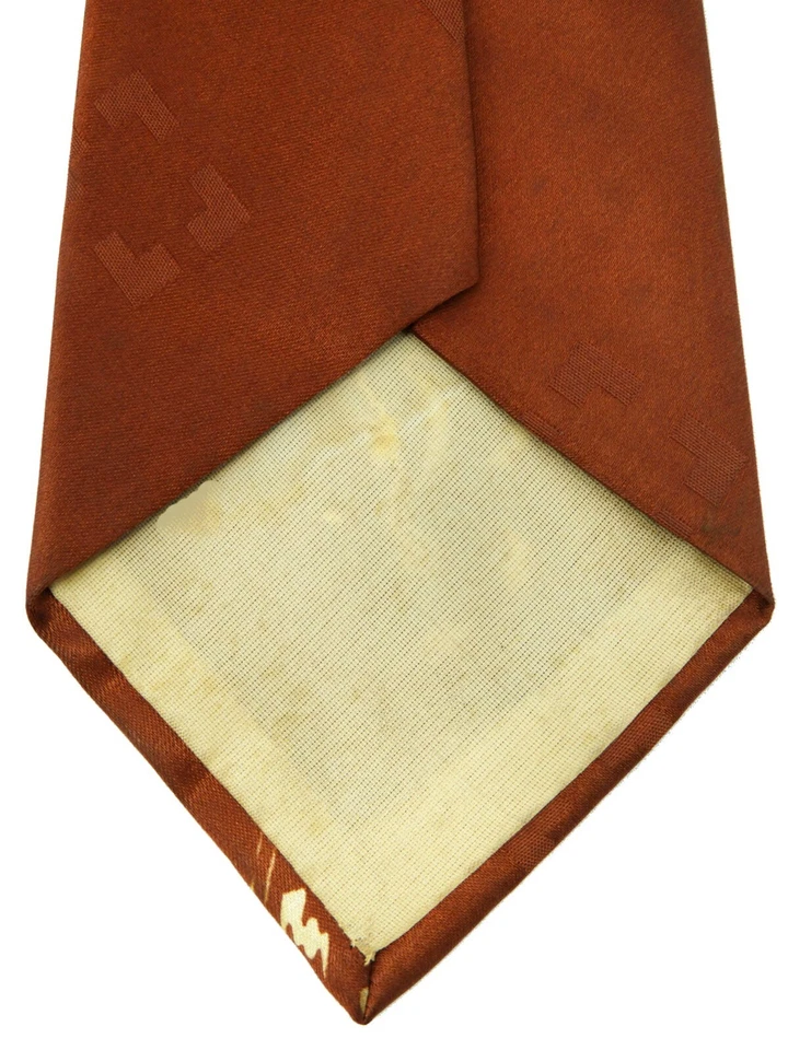 Men’s 1940’s SEAHORSE DESIGN Rayon Tie Red/White/Gray/Russet Swing Era Big Band - Image 4 of 4