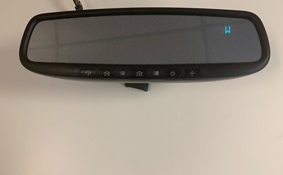 GENTEX 453 REAR VIEW MIRROR W / AUTO DIMMING HOMELINK & BLUE HIDDEN COMPASS