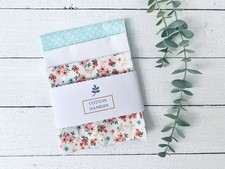 Baumwolltaschent&uuml;cher | Damen Taschent&uuml;cher | 3er Set | Tupfen & Blumen | Geschenk