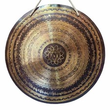 20 inches Tibetan Handmade Gong, Wind Gong, Meditation, Yoga, Sound Therapy