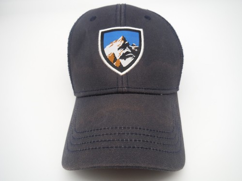 KUHL Trucker Hat Pirate Blue Born In The Mountains Snapback Baseball Cap NWT