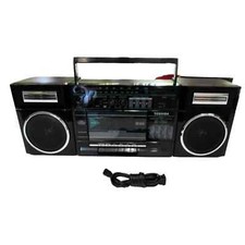 RARE Toshiba RT-7016 Black Boombox stereo Cassette