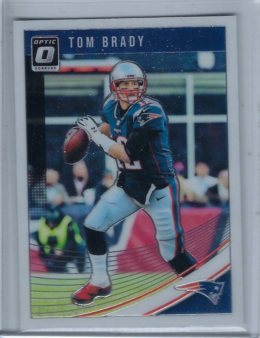 TOM BRADY 2018 DONRUSS OPTIC #65 NEW ENGLAND PATRIOTS