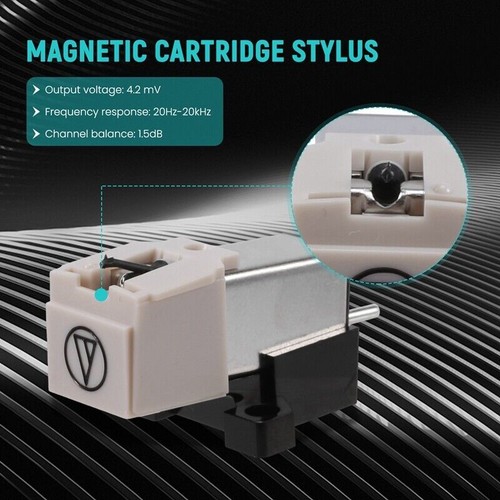 LP Vinyl Turntable Record Player Needle Magnetic Cartridge Stylus for AT3600L - Picture 8 of 10