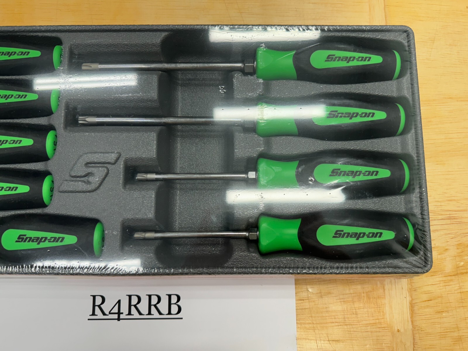 Snap-on Tools NEW 9pc GREEN Soft Grip T8 - T45 TORX Screwdriver Set ...