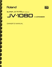 Roland Jv 1080 Module W Factory Manual Battery Commercial Sound Bank For Sale Online Ebay