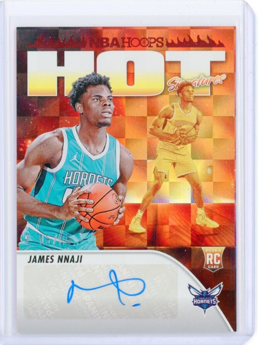 2023-24 Panini NBA Hoops JAMES NNAJI AUTO Autograph RC 2023-24 Panini NBA Hoops JAMES NNAJI AUTO Autograph RC