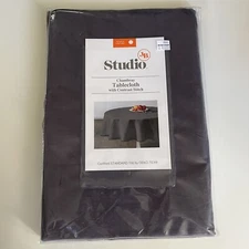 New Bed Bath & Beyond B3 Studio Gray Chambray Round Tablecloth, 70 Inch