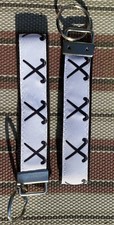 Golf Golfing Clubs Key chain Key Fob Key Ring Canvas Strap Sports Keychain