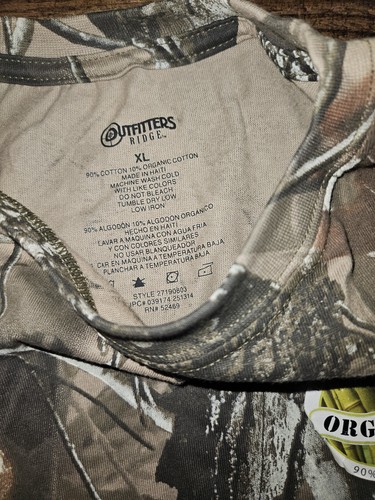 Men's Xl Realtree Outfitters Long Sleeve Cameo T-shirt - Picture 3 of 3