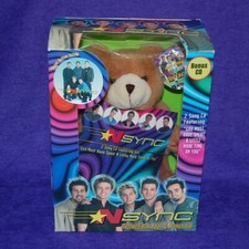 NSYNC Collectible Holiday Teddy Bear plus 2 Song Bonus CD 2000 from Winterland