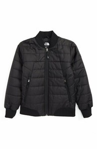 north face quilted bomber jacket