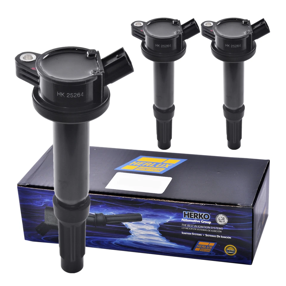 Set of 3 Herko B082 Ignition Coil For Ford Lincolnd Mercury  2006-2012 - Image 2 of 2