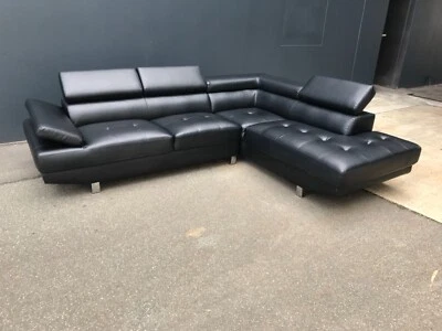 Floor Model Bonded Leather Modular Sofa 500 Sofas