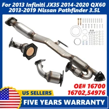 3x Front & Rear Catalytic Converter for Nissan Pathfinder 2013-19 INFINITI JX35