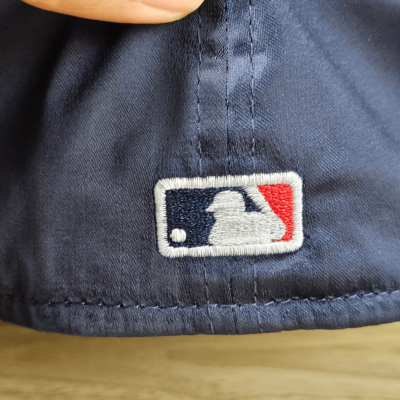 Atlanta Braves New Era 150th Anniversary Hat 59FIFTY Satin Navy Blue Red Limited Atlanta Braves New Era 150th Anniversary Hat 59FIFTY Satin  main image 2