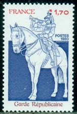 FRANCE SCOTT # 1717, GUARDSMAN, MINT, OG, NH, GREAT PRICE!