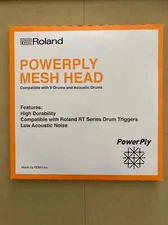 Roland Japan Drums 14-inch Mesh Head PowerPly Acoustic V-Drums MH2-14