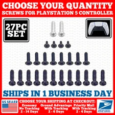 27PC Full Screw Set for PlayStation 5 PS5 Controller Repair Kit Replacement
