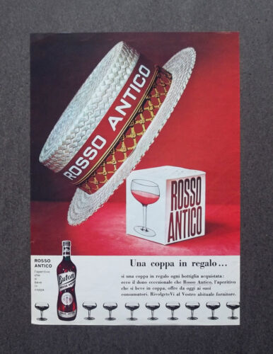 F672- Advertising Pubblicità - 1965 - BUTON ROSSO ANTICO  - Imagen 1 de 1
