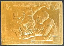 1993 Action Packed Monday Night Football SIMON FLETCHER 24 Karat Gold #314/500