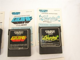 Vtg Coleco Vision & Adam Video Game Cartridge Mixed Lot of 8 + Instructions GS3