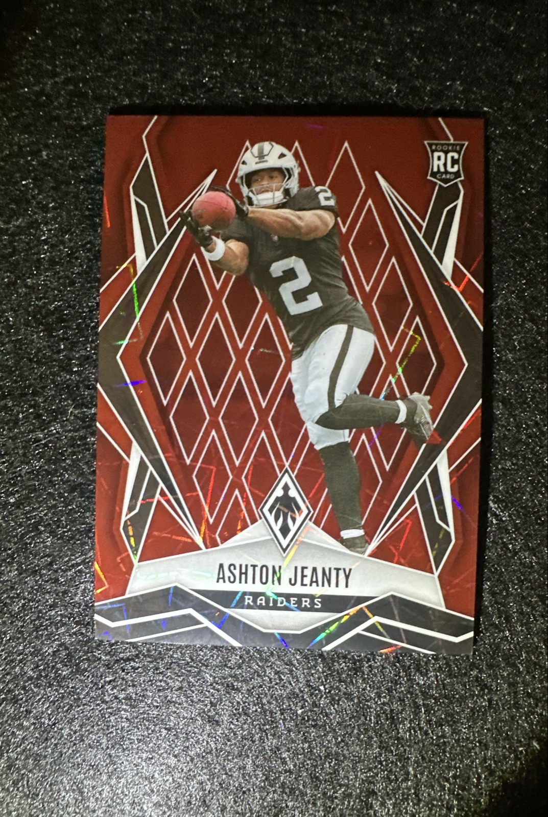 2025 Panini Phoenix - Rookies Ashton Jeanty #158 Red Lazer /199 (RC)