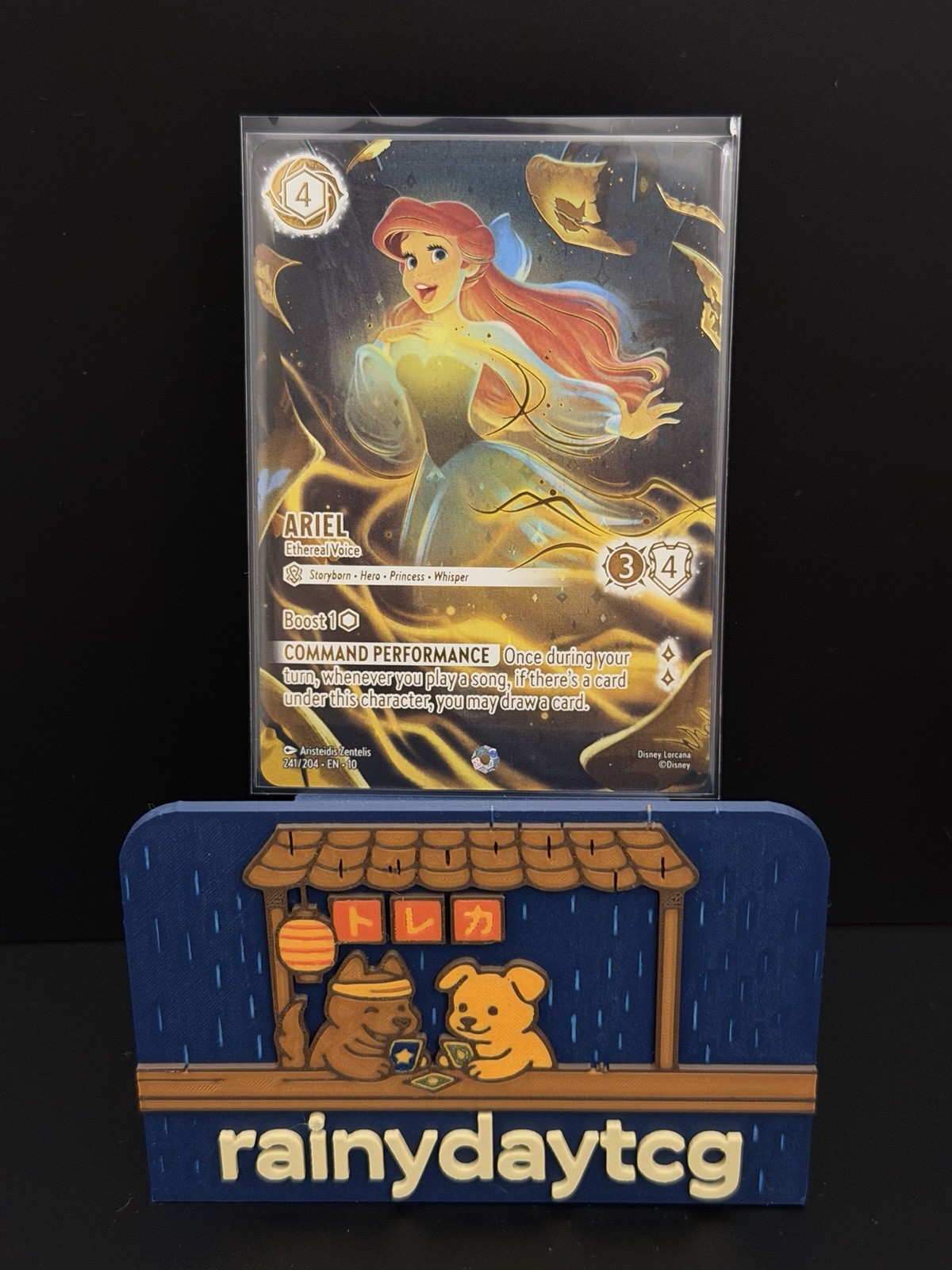 Ariel - Ethereal Voice (Iconic)  Lorcana Whispers In The Well 2025 Disney