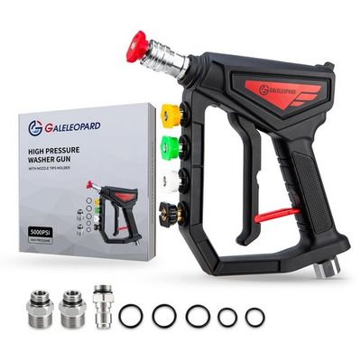 #ad Short Pressure Washer Gun with Nozzle Holder 5000 PSI High Pressure Washer G... $36.47