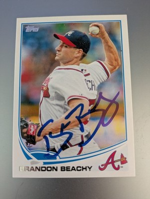 2013 TOPPS BRANDON BEACHY   IP AUTO