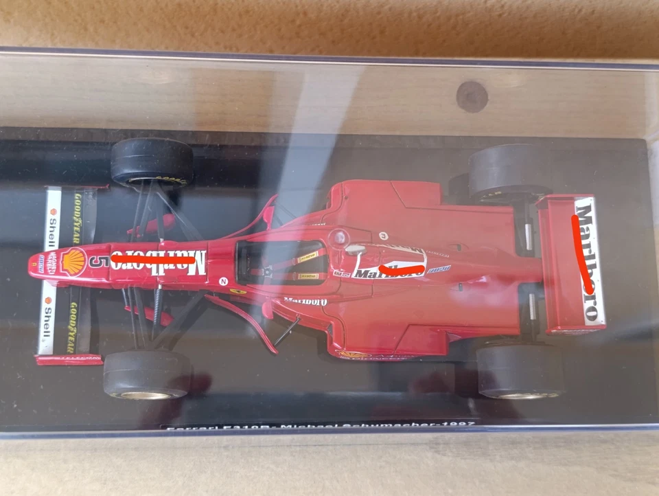 Ferrari F310 b 1997 Michael Schumacher 1/24 Altaya Die Cast Formula 1 - Immagine 3 di 4