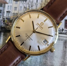 Vintage 1971 Omega Seamaster De Ville KM 6610 14K Solid Gold Cal 563 Serviced