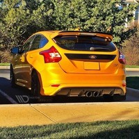 Maxton Design Heckansatz Diffusor Passend FüR Ford Focus St Mk3 (Rs Look) Schwar