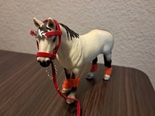 Schleich Halfter, Schmuck Halfter, Rot, Stern+4 Bandagen