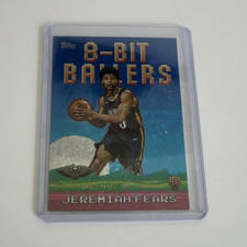 2025 Topps 8-Bit Ballers Jeremiah Fears Rookie #8B-37 New Orleans Pelicans