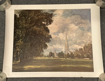 John Constable A View of Salisbury Cathedral Print National Gallery Art Wash DC