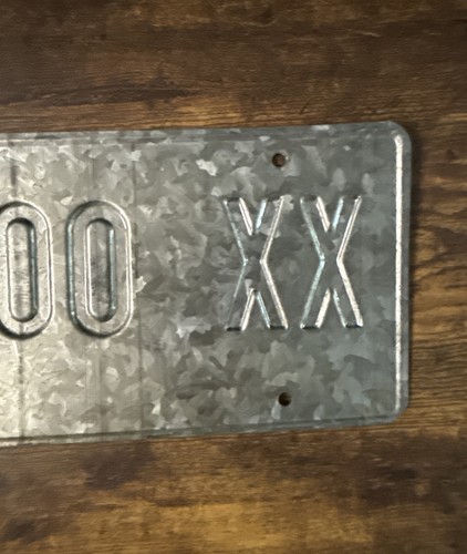 1975 1976 Colorado Sample License Plate Sign Original Bicentennial Excellent NOS - Afbeelding 8 van 10