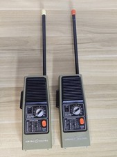 Vintage 1980s GE General Electric Portable Walkie Talkie Set Pair Model 3-5954A