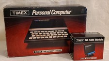 Timex Sinclair 1000 Personal Computer 16K RAM Module w/ Original Boxes Cables