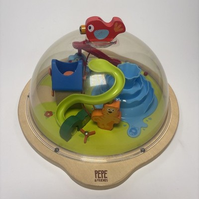 Hape PEPE & FRIENDS Kids Toddler 3D Wooden Sunny Valley Adventure Dome Toy E0458