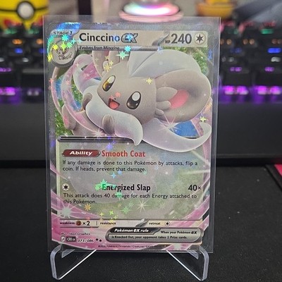 The Pokémon Company Pokemon TCG Cinccino Ex 073/086 Holo English Stage 1 240 HP