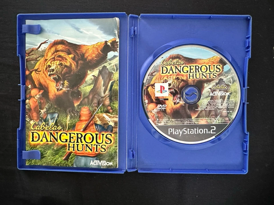 Cabela's Dangerous Hunts PlayStation 2 Complete Manual Mint Disc Free Postage - Image 2 of 3