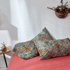 mixinni Soft Cotton Vintage Floral Pattern 2 Piece Queen Size Pillow Cases 20...