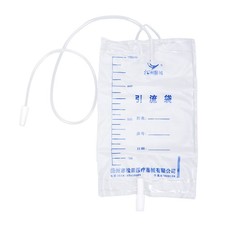 1x1000ml Medical Male Urine Bag Anti-Reflux Urine Collector Bag Urinary Catheter